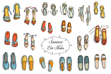 Summer Shoes Objectspatterns By Snowstorms Box