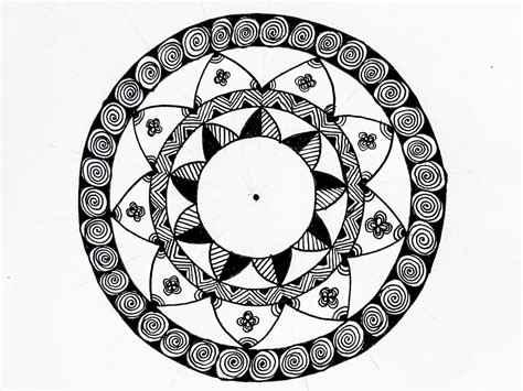Easy Mandala Art For Beginners How To Draw Mandala