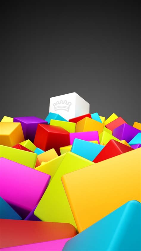 3d Colorful Squares Iphone Wallpapers Free Download