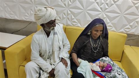 /4.Incredible at 70: Indian Woman Celebrates the Unbelievable Arrival