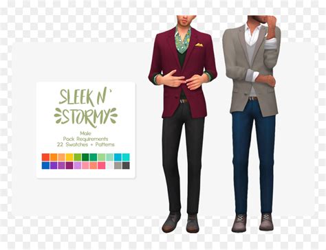 Sims 4 Male Pants Maxis Match Hd Png Download Vhv