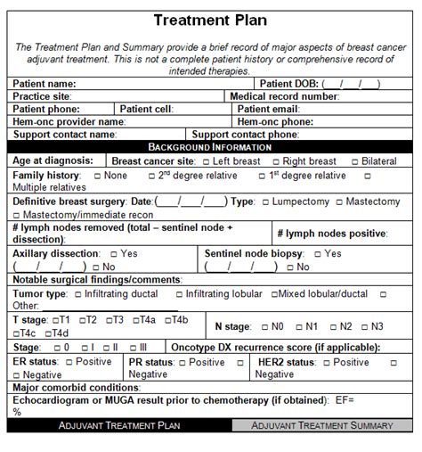 21 Free 38 Free Treatment Plan Templates Word Excel Formats