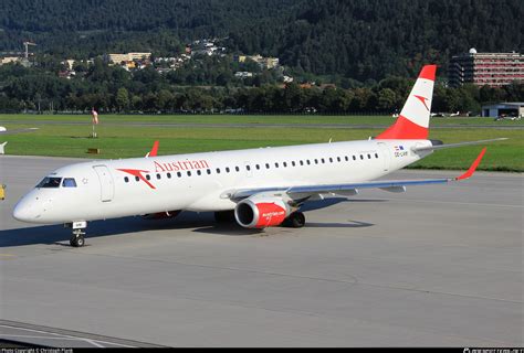 Oe Lwm Austrian Airlines Embraer Erj 195lr Erj 190 200 Lr Photo By