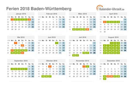 Kalender 2023 Baden W 252 Rttemberg Ferien Feiertage Word Vorlagen