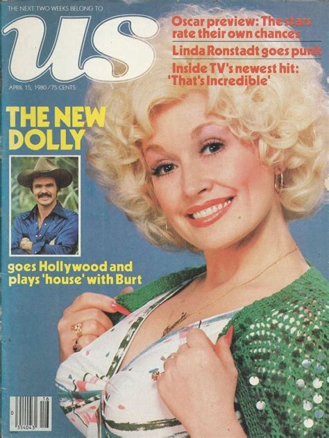 Dolly Parton On The Cover Us Magazine April 15 1980 Dolly Parton