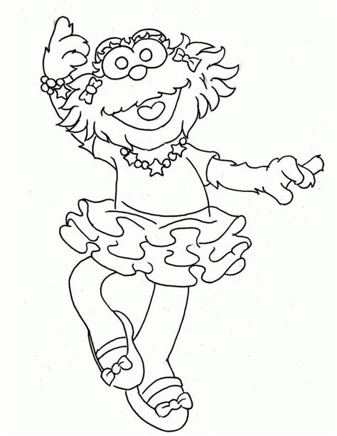 Sesame Street Coloring Pages Clip Art Library