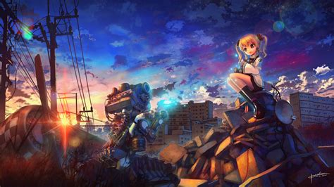 ❤ get the best wallpaper neon on wallpaperset. デスクトップ壁紙 : アニメ, ロボット, 台無し, 元の文字, 太陽の光, プロペラ, レンズフレア, 神話 ...