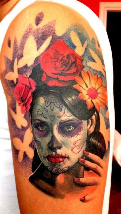 ~sugar Skull Girl~ Skull Girl Tattoo Sugar Skull Girl Tattoo Body