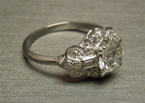 Antique Old European Cut Diamond Engagement Ring 173