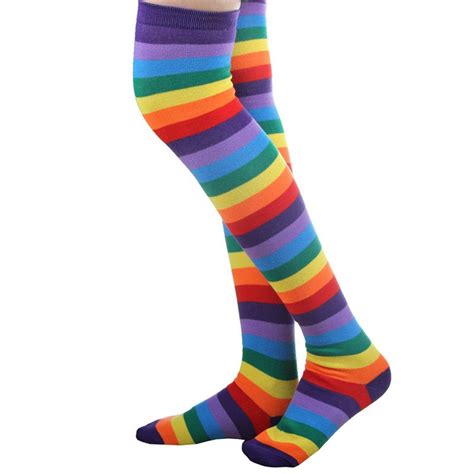 Stylish Rainbow Pride Knee High Socks Queerks™