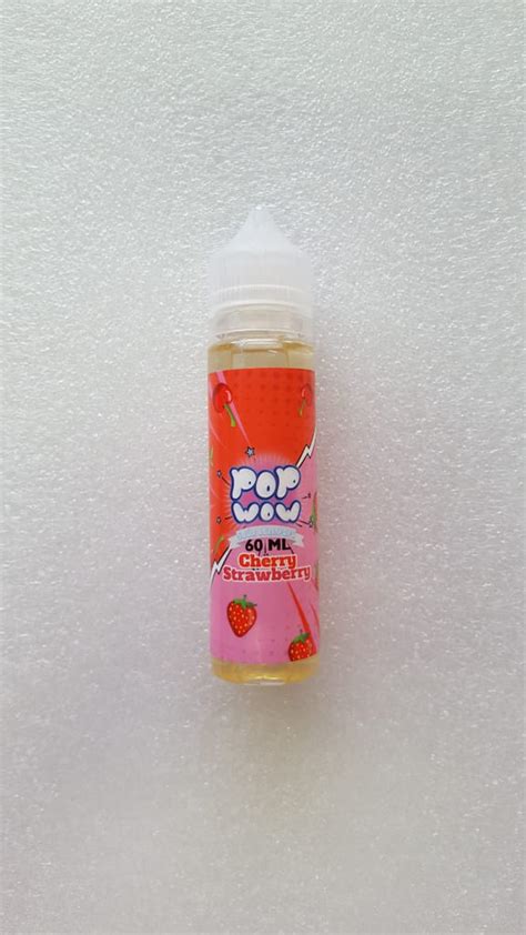 Cherry Strawberry Pop Wow Sour Lollipops 60ml Tvx45com