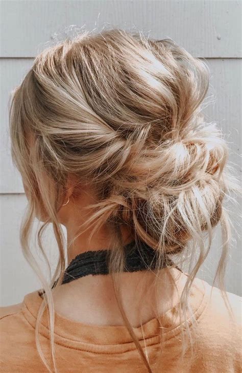 44 messy updo hairstyles the most romantic updo to get an elegant look medium hair styles