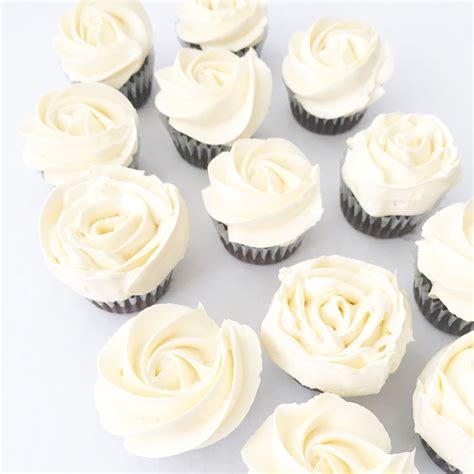 Silky White Buttercream Rosette Cupcakes By Bella Sweets Rosette