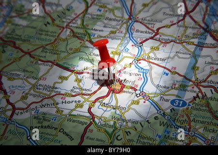 La Mappa Stradale Di Oxford Inghilterra Foto Stock Alamy