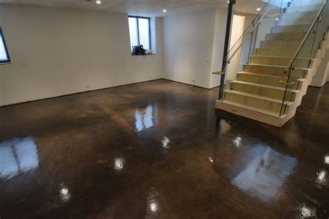 Dark Grey Stained Concrete Floors Review Home Decor