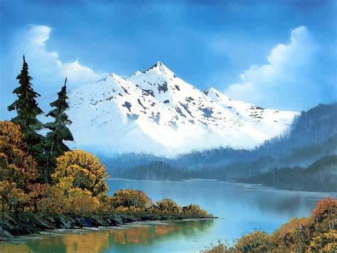 The Joy Of Painting With Bob Ross Winter Mountains And Snow