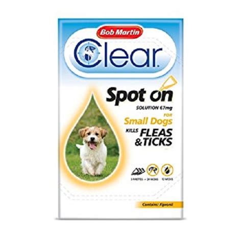 Bob Martin Spot On Small Dogs Fleas Blakes Pet Foods And Supplies
