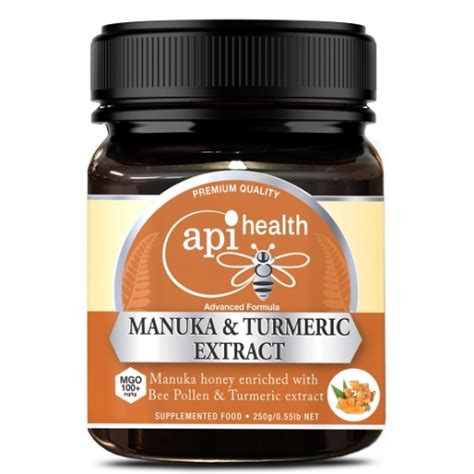 Honey Manuka Turmeric Extract ApiHealth 250g Skazka Eastern European