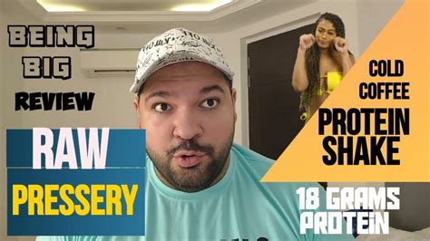 RAW Pressery Protein Shake Cold Coffee Flavour Honest Review In Hindi YouTube