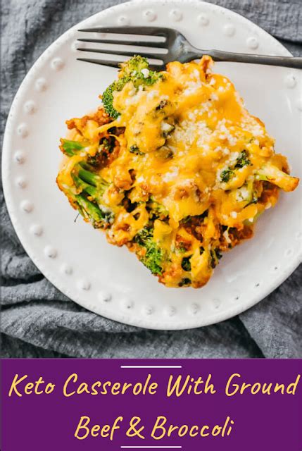 This keto ground beef casserole recipe is an easy and tasty one pan dinner the whole family will love. Keto Casserole With Ground Beef & Broccoli Like a cross ...