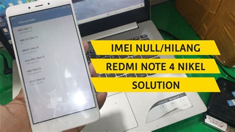 Cara Mengatasi Imei Hilang Redmi Note Nikel Youtube