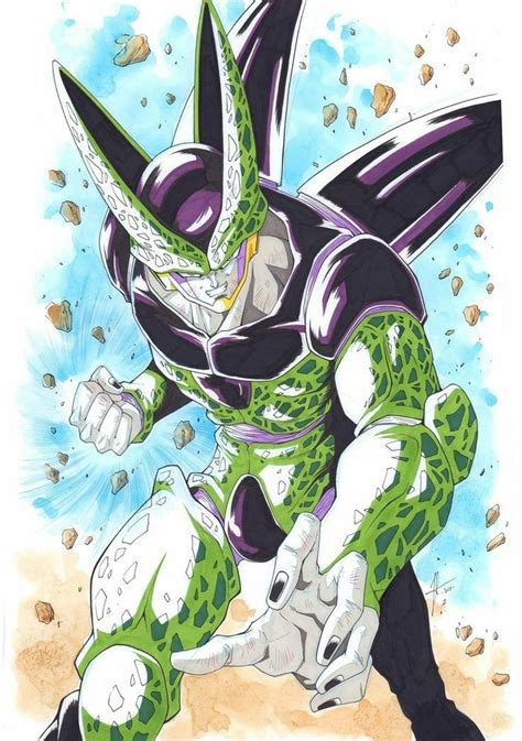 Perfect Cell Dragon Ball Z Personagens De Anime Desenho De Anime