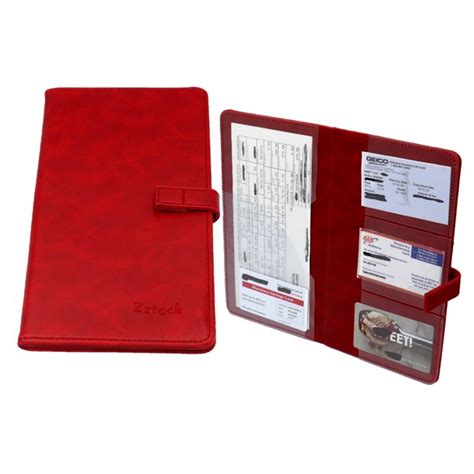 For cards starting with 416200, please you, your and yours refer to any metrobank card corporation credit card holder. Red Car Insurance holder for registration card documents auto organizer Luxury PU Leather wallet ...