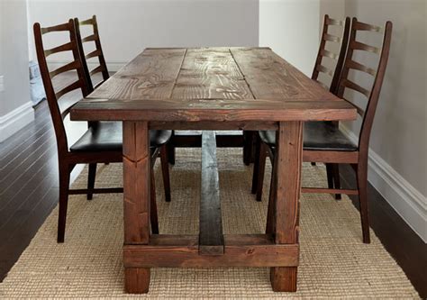 Ana white farmhouse table plans. 15 DIY Farmhouse Table To Create Warm and Inviting Dining ...