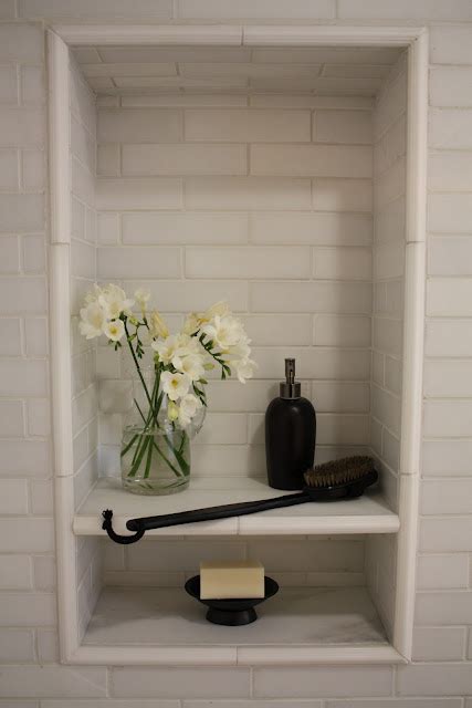 It provides an easy and convenient way to store shampoo bottles, lotions and other things and they eliminate the need for shower caddies and racks. linenandlavender.net: Design Daily - The Shower Niche