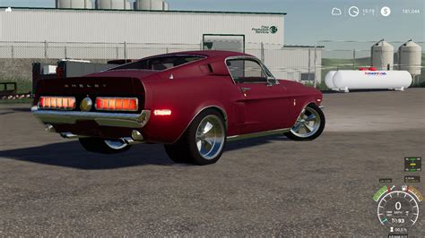 1968 Shelby Mustang V8 Flathead V20 Fs19 Landwirtschafts Simulator