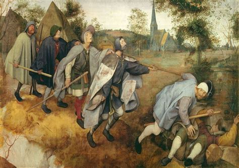 Bruegel The Elder Pieter Parable Of The Blind Fine Art Printposter