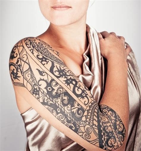 20 Beautiful Tribal Sleeve Tattoos Only Tribal