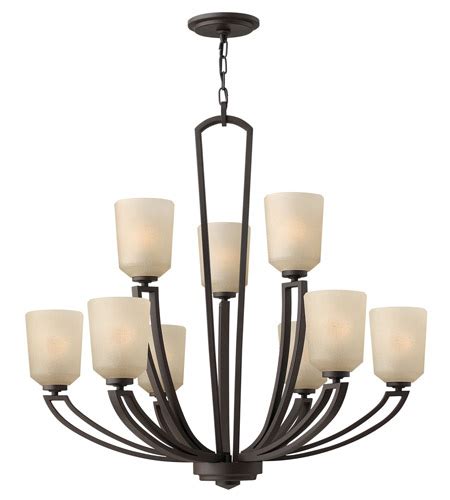 Hinkley Lighting Parker 9 Light Chandelier In Buckeye Bronze 4438kz