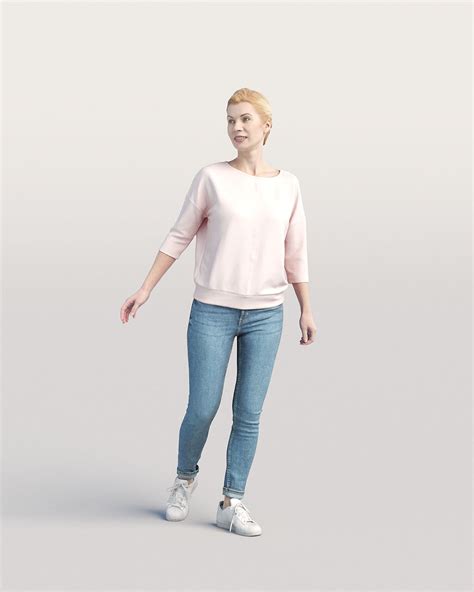 3d Casual People Woman 03 Flyingarchitecture