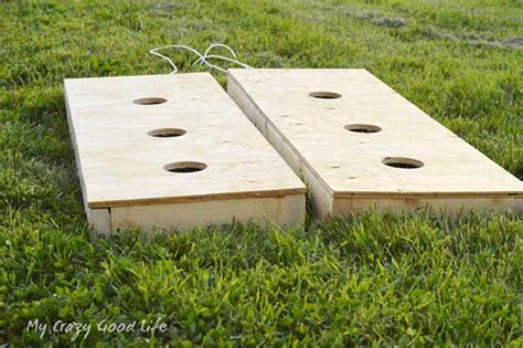 The distance from the cup centers is 25 feet. 25 DIY Back Yard Games for Family Fun » Gameroom Vault