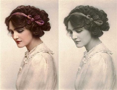 Past Becomes Present In Colorized Photographs Lily Elsie Colorized