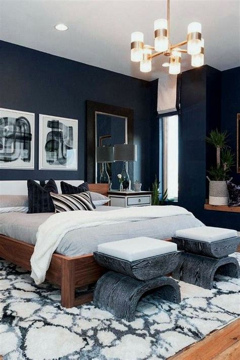 10 Navy Blue Bedroom Wall Decor