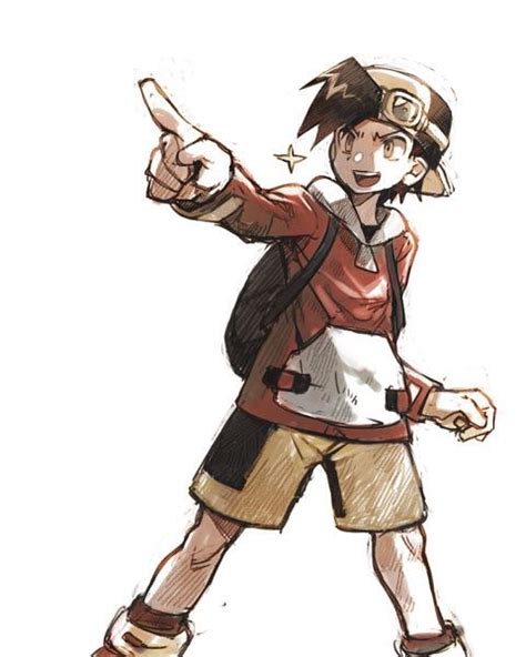 Pokemon Trainer Gold From Gold Silver Crystal Heartgold Soulsilver