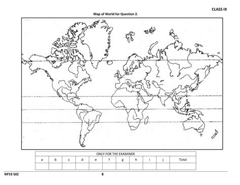 Icse Geography Specimen Paper 2024 Pdf Cisce Class 9 Geography