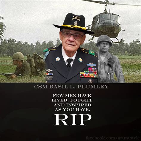 Prepology God Speed Command Sergeant Major Plumley