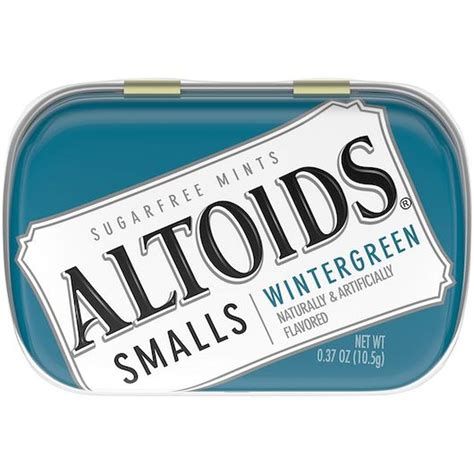Altoids Smalls Sugar Free Wintergreen Mints 037 Ounce 108 Per Case