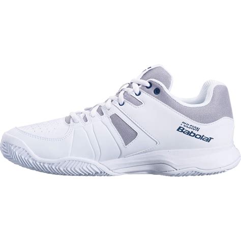 Babolat Mens Pulsion Clay Tennis Shoes Whiteestate Blue