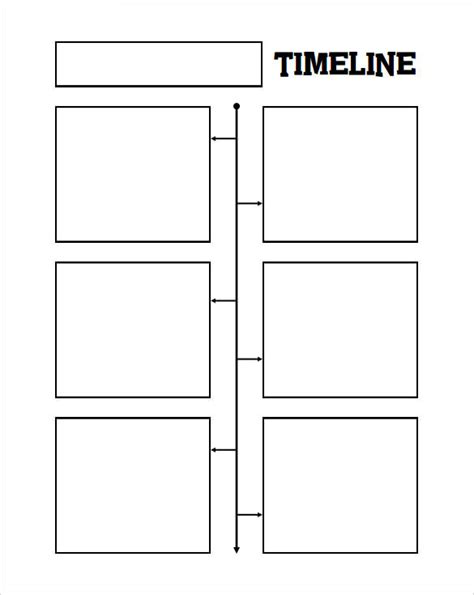 7 Blank Timeline Templates Samples Examples And Formats Sample Templates