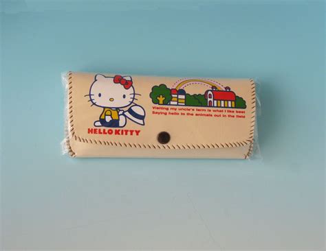 vintage genuine hello kitty eyeglass case 1976 sanrio japan made rare hello kitty accessories