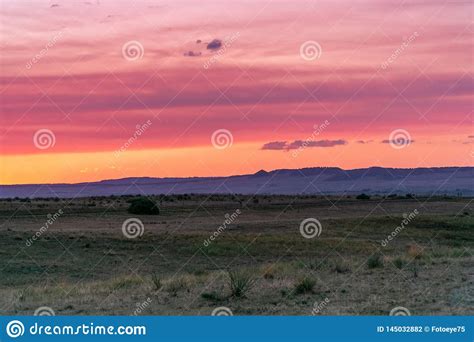 Desert Sunrise Or Sunset Stock Photo Image Of Desert 145032882