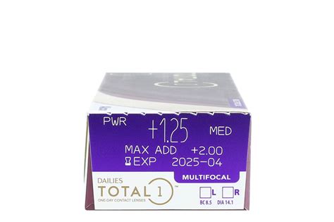 ContactsExpress Ca Dailies Total 1 Multifocal 30 Pack Contact Lenses