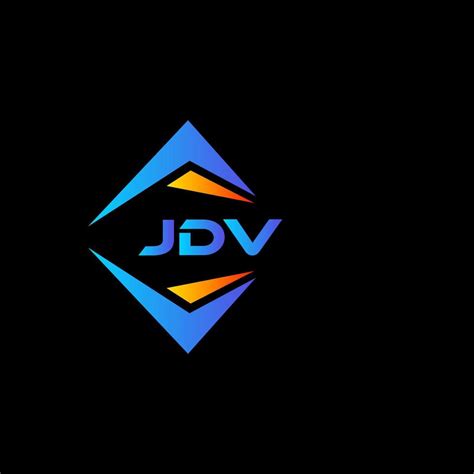 Jdv Abstract Technology Logo Design On Black Background Jdv Creative