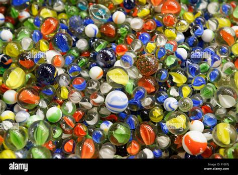 Colorful Glass Marbles Schussern Stock Photo Alamy