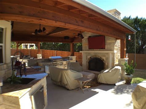 Austin Outdoor Fireplace Austin Decks Patio Builders Outdoor