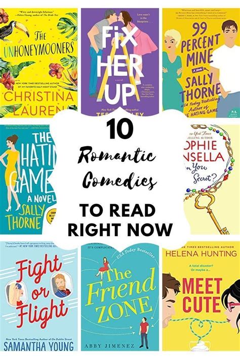 10 Romantic Comedy Books To Read Right Now Romantic Comedy Books Romantic Books Good Romance